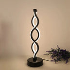 Luminária de Mesa Abajur Spiral Duplo