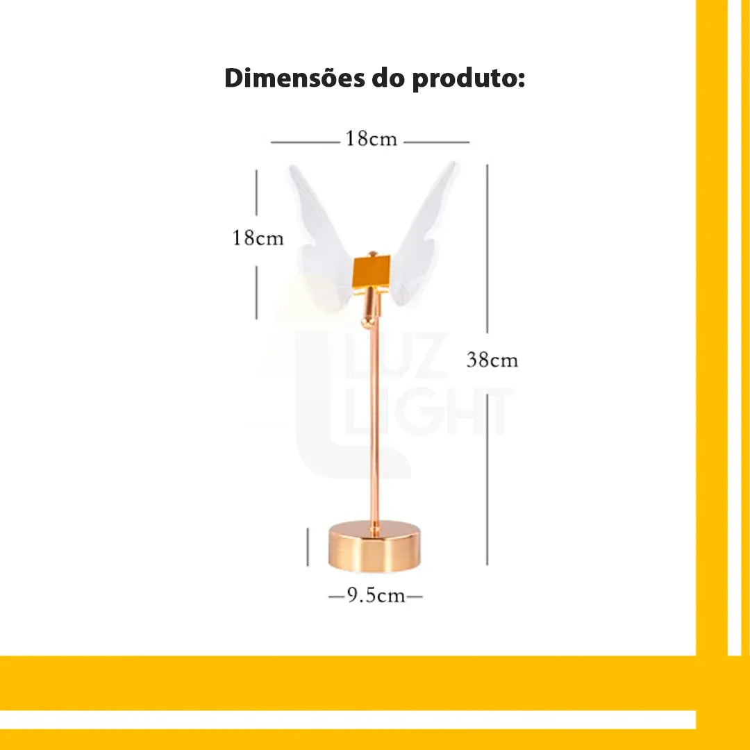 Luminária de Mesa Borboleta Art