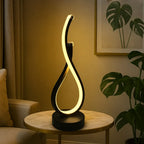 Luminária de Mesa Ondular Led